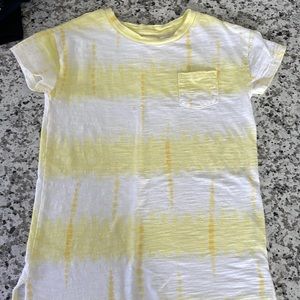 Gap tie dyed asymmetrical hemline tee shirt dress